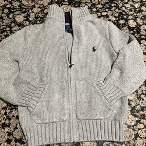 Gray Sweater with Logo Toddler